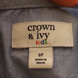 crown & ivy Shirts & Tops - Crown & Ivy Blouse, 3T crown & ivy Shirts & Tops - Crown & Ivy Blouse, 3T
